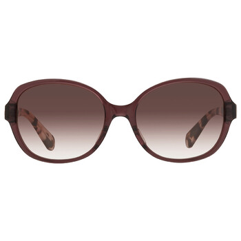 Brown Gradient Oval Sunglasses CAILEEFS 00T7HA