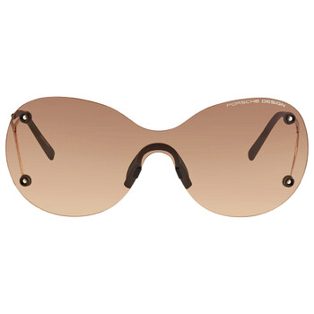 Brown Gradient Shield Sunglasses P8621 B