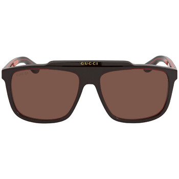 Brown Square Sunglasses GG1039S 003