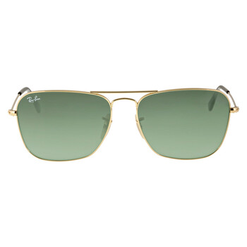 Caravan Green Classic G15 Square Sunglasses RB3136 181