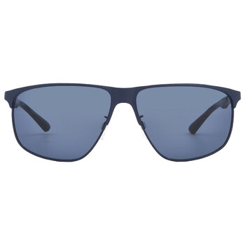 Dark Blue Rectangular Sunglasses EA2094 301880