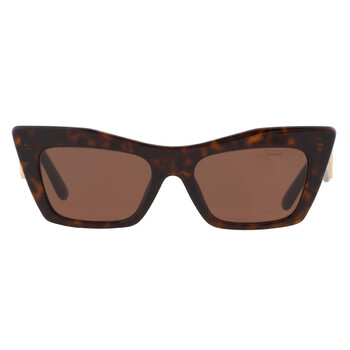 Dark Brown Cat Eye Sunglasses DG4435 50273