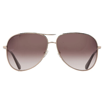 Dark Brown Gradient Pilot Sunglasses SF268S 786