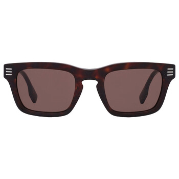 Dark Brown Rectangular Sunglasses BE4403 300273