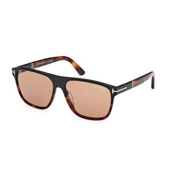 Frances Brown Square Sunglasses FT1081 05E