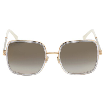 Gray Gradient Gold Square Sunglasses JAYLAS 0LOJFQ
