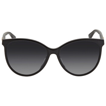 Grey Cat Eye Sunglasses GG0377SKN 001