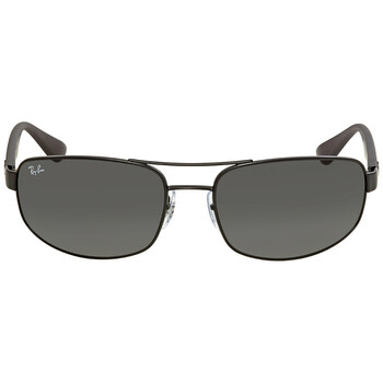 Grey Classic Rectangular Sunglasses RB3445 00611