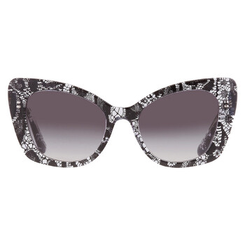 Grey Gradient Butterfly Sunglasses DG4405 32878G