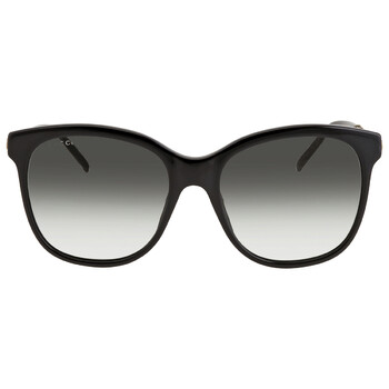 Grey Gradient Cat Eye Sunglasses GG0654S 001