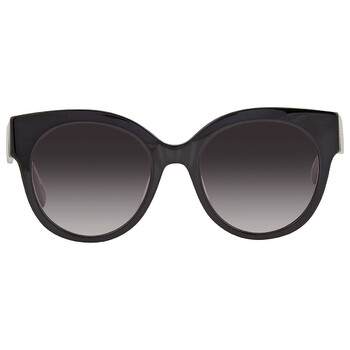 Grey Gradient Round Sunglasses LO673S 001