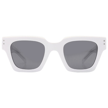 Grey Mirrored Black Square Sunglasses DG4413 337440