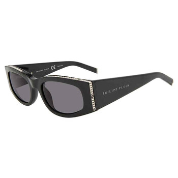 Grey Oval Sunglasses SPP025S 0700
