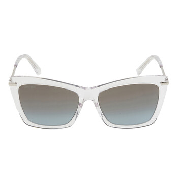 Grey Shaded Petrol Cat Eye Sunglasses SADYS 0900I7