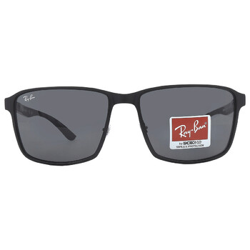 Grey Square Sunglasses RB3721 18687