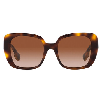 Helena Brown Gradient Square Sunglasses BE4371 331613