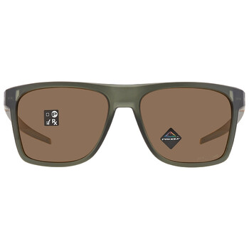 Leffingwell Prizm Bronze Rectangular Sunglasses OO9100 910011