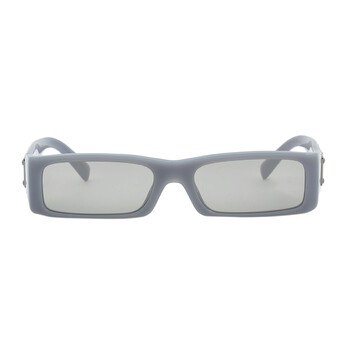 Light Grey Mirror Silver Rectangular Sunglasses DG4444 30906G