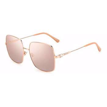 Pink Flash Silver Square Sunglasses LILIS 0DDB2S