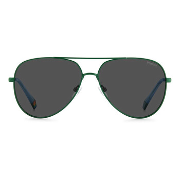 Polairzed Grey Pilot Sunglasses PLD 6187S 01EDM9