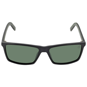 Polarized Green Rectangular Sunglasses TB9222 01R