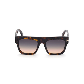 Renee Smoke Gradient Browline Sunglasses FT0847 52B