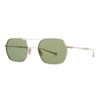 Ryder S SemiFlat Diamond Green Geometric Sunglasses ML402852GGSFDMDGRN