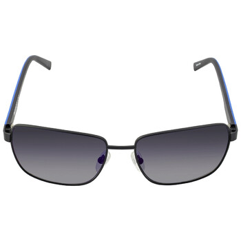 Smoke Gradient with Flash Rectangular Sunglasses TB9196 02D