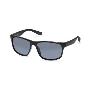 Blue Mirror Rectangular Sunglasses HD0137V 01C