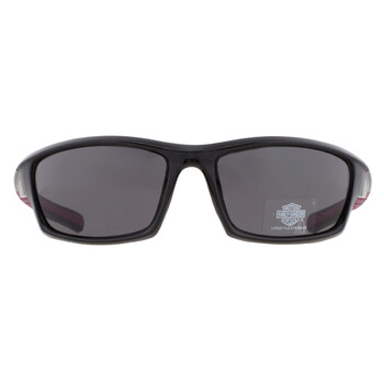 Smoke Mirror Wrap Sunglasses HD5045S 01C