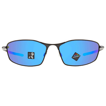 Whisker Prizm Sapphire Rectangular Sunglasses OO4141 414114