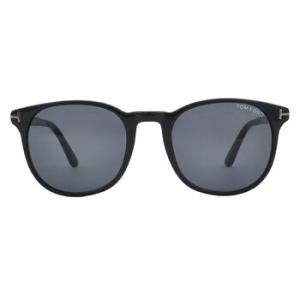 Ansel Smoke Round Sunglasses FT0858N 01A