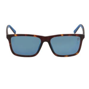 Blue Flash Smoke Rectangular Sunglasses TB9174 52D