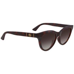 Brown CatEye Sunglasses GG0763S 002