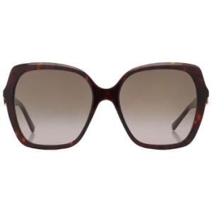 Brown Gradient Butterfly Sunglasses MANONGS 0086HA