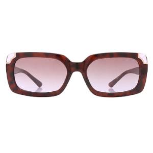 Brown Gradient Rectangular Sunglasses GU7841 52F