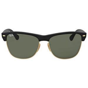 Clubmaster Oversized Green Classic G15 Sunglasses RB4175 877