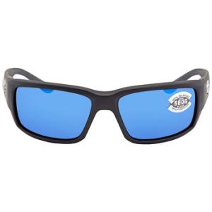 FANTAIL Blue Mirror Polarized Glass Sunglasses TF 11 OBMGLP