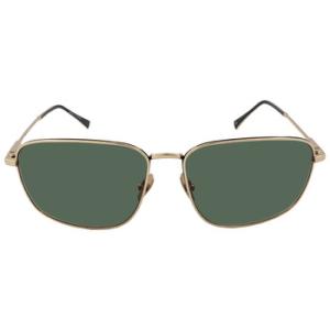 Green Rectangular Sunglasses V548 GOL