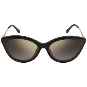 Grey Gold Mirror Cat Eye Sunglasses VICFSK 0807FQ