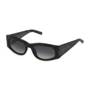 Grey Gradient Oval Sunglasses SPP025S 0869