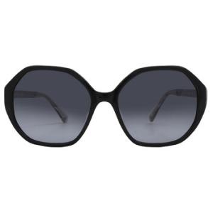 Grey Shaded Geometric Sunglasses WAVERLYGS 08079O