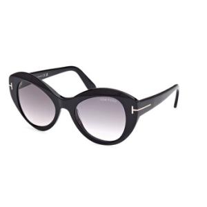 Guinevere Smoke Gradient Butterfly Sunglasses FT1084 01B
