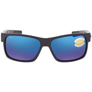 HALF MOON Blue Mirror Polarized Polycarbonate Sunglasses HFM 155 OBMP
