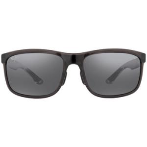 Huelo Neutral Grey Rectangular Sunglasses 44911