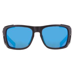 King Tide 6 Blue Mirror Polarized Glass Wrap Sunglasses 6S9112 911201