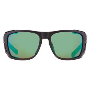 King Tide 6 Green Mirror Polarized Glass Wrap Sunglasses 6S9112 911202