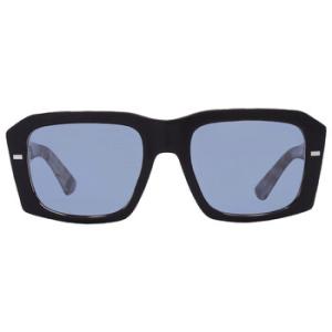 Light Blue Mirror Silver Square Sunglasses DG4430 34031U
