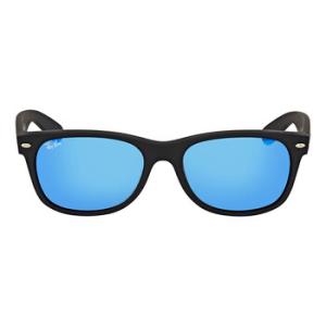 New Wayfarer Flash Blue Mirrored Sunglasses RB2132 62217