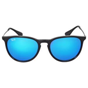 Open Box  Ray Ban Erika Color Mix Blue Mirror Phantos Sunglasses RB4171 60155